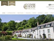 Tablet Screenshot of combehouse.co.uk